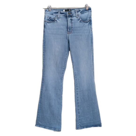 KUT FROM THE KLOTH Ana High Rise Fab Ab Flare Jean Light Wash Stretch Women's 6 - Picture 1 of 4